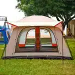 Toby’s New 8-12 Person Double Layer Outdoor Camping Tent, A Bedroom And A Living Room, Family Cabin (Khaki) - Image 2