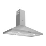 شفاط مطبخ جنرال جولد 90 سم من الفولاذ المقاوم للصدأ، مثبت على الحائط، 220 واط، فلتر كربون، إضاءة LED