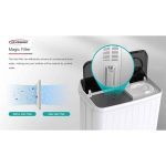 General Gold Twin Tub Washing Machine 28KG, Noise Free, Rust Proof, White - Image 2
