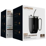 Lepresso Sip Spin Magnetic Auto Stirring Mug with Touch Button - Image 2