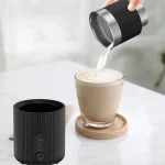 ⁦جهاز رغوة الحليب الساخن والبارد من Lepresso Foamflex - أسود⁩ - الصورة ⁦3⁩