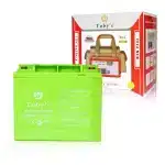 ⁦بطارية توبي BTY 55A، سعة 55000 مللي أمبير/ساعة، قابلة لإعادة الشحن مع محول طاقة 220 فولت، مثالية للتخييم⁩ - الصورة ⁦2⁩