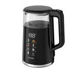 Libreso Electric Kettle with Multi-Temperature Display - Black - Image 2