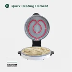 ⁦ماكينة خبز جرين ليون الكلاسيكية بقوة 2100 واط - أبيض⁩ - الصورة ⁦3⁩