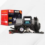 Toby’s 4 Cylinder Tyre Inflator Air Compressor Tyre Inflator Digital Tyre Inflators 12V Motorcycles Bicycles Balls Dinghy Commercial Vehicles Parts