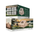 Green Lion GT-4X Inflatable Camping Tent - Beige - Image 2