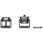 Porodo Lifestyle Quick Flip 3-In-1 Air Fryer | Grill | Hot Pot 4.5L - Black - Image 2