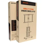 Porodo 32"-75" TV Floor Stand With Wheels - Image 4