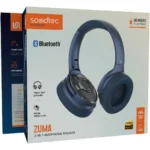 Porodo Soundtec Zuma 2-IN-1 Headphone Speaker ​Color Blue - Image 2