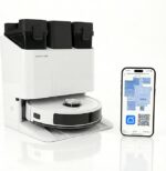 Green Lion Robot Vacuum Cleaner with Obstacle Avoidance, Auto Empty & Refill, 8000Pa Suction, 6 Cleaning Modes, Self-Washing, Self-Drying, Self-Cleaning, 2.5L Dust Bag, All-in-One Robot Vacuum & Mop