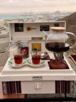 Complete tea set box for camping and outdoor trips The Sun shop - Image 3