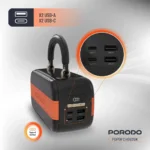 Porodo Sway 60000mAh Power Bank with Built-In LED Lighting - Black - Image 6