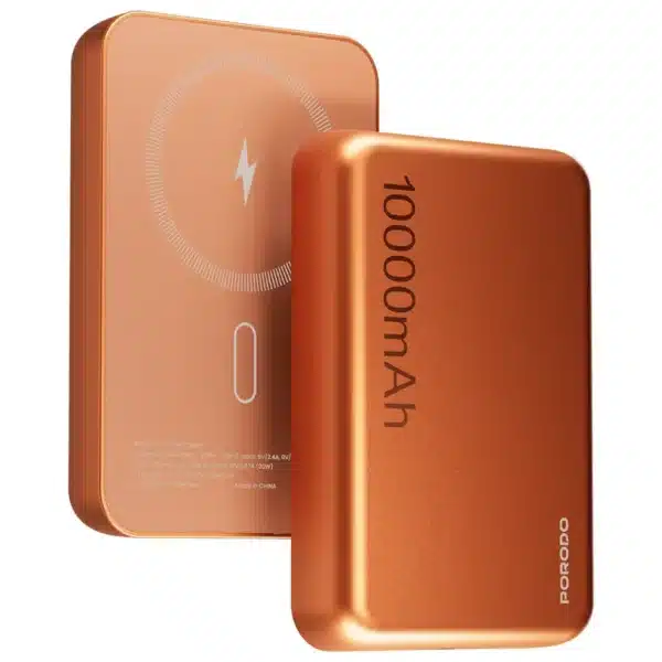 Porodo 10000mAh MagSafe Power Bank ​Color Orange