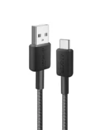 322 USB-A To Type-C Cable 1.8M (6ft)- Black and White