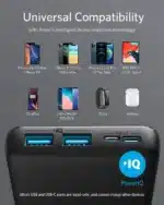 ⁦بنك الطاقة Anker 325 (PowerCore 20K)⁩ - الصورة ⁦3⁩