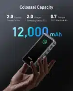 Anker Prime 12,000mAh Power Bank (130W, 2-Port, Smart Display) - Image 3