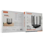 {PDLFST207BK} Porodo Router 4G  AC1200MbpSExternal antennas for  LTE/UMTS2 external antennas for Wi Fi With built-in battery 4000mAh -  Black - Image 4