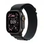 Apple Watch Ultra 3 GPS + Cellular 49mm Black Titanium Case with Black Alpine Loop - Large