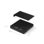 MHW-3BOMBER Espresso Scale Cube Coffee Scale 2.0 - Image 2