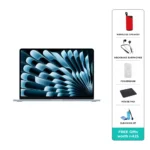 Apple MacBook Air (2025) 13-inch M4 chip with 10-core CPU and 8-core GPU, 16GB RAM, 256GB SSD English - Sky Blue