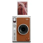 ⁦كاميرا فوجي فيلم إنستاكس ميني إيفو الهجينة للأفلام الفورية - بني (FJI INSTAX MINI EVO BROWN)⁩ - الصورة ⁦3⁩
