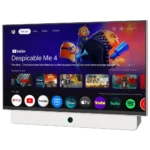 ⁦تلفزيون Powerology 27 بوصة بنظام Android 14، ذاكرة 1 جيجابايت + 8 جيجابايت، بطارية 38400 مللي أمبير، تلفزيون جوجل للاستخدام الخارجي مع حقيبة حمل - أبيض⁩ - الصورة ⁦2⁩