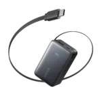 بنك الطاقة أنكر نانو (10 كيلو أوم، 45 واط، كابل USB-C مدمج قابل للسحب)