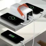 Porodo PortaPower 60000mAh Power Bank with Built-In LED Lighting - White - Image 2