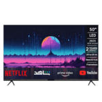 تلفزيون جنرال جولد الذكي بنظام أندرويد، مقاس 50 بوصة، فائق الوضوح 4K، سعة تخزين 8 جيجابايت، منفذي USB، 3 منافذ HDMI، مزود بتطبيقات نتفليكس/يوتيوب/برايم فيديو/شاهد مدمجة