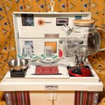 Complete tea set box for camping and outdoor trips The Sun shop