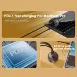 Brave USB C Car Charger, 160W Ultra-Fast 3-Port PD Adapter - Image 3