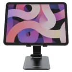 Porodo Foldable Desktop Stand with Anti-Slip Base - Gray - Image 2