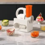 ⁦صانع السلطات متعدد الوظائف Porodo Lifestyle Fresko مع 4 شفرات تقطيع - أبيض⁩ - الصورة ⁦2⁩