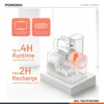 ⁦صانع السلطات متعدد الوظائف Porodo Lifestyle Fresko مع 4 شفرات تقطيع - أبيض⁩ - الصورة ⁦4⁩