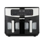 مقلاة جيباس الهوائية الرقمية ذات السلتين سعة 9 لترات - GAF37525UK | مزودة بتقنية القلي الهوائي VORTEX، طهي بدون زيت | شاشة LED تعمل باللمس، 10 أوضاع طهي مُعدة مسبقًا