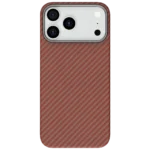 ⁦جراب Levelo Sergei المصنوع من ألياف الأراميد 1500D لهاتف iPhone 17 Pro/Pro Max⁩ - الصورة ⁦2⁩