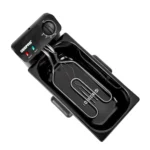 ⁦مقلاة جيباس الكهربائية - GDF36015N / سعة 3 لترات، هيكل من الفولاذ المقاوم للصدأ المصقول / عنصر تسخين قابل للغمر بالكامل، درجة حرارة قابلة للتعديل / ضمان لمدة عامين، أسود وفضي⁩ - الصورة ⁦3⁩