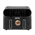 مقلاة جيباس الهوائية الرقمية - GAF37532 | سعة 11 لترًا مع سلتين سعة 5.5 لتر | تقنية القلي الهوائي VORTEX | شاشة رقمية، تجفيف، مؤقت من 1 إلى 60 دقيقة | ضمان لمدة عامين