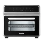 فرن قلي هوائي رقمي من جيباس سعة 25 لترًا GAFO37549 | تقنية الهواء السريع الدوامي | 8 أوضاع طهي مُعدة مسبقًا | درجة حرارة قابلة للتعديل من 40 إلى 200 درجة مئوية وأداء طهي عالي بقدرة 1800 واط