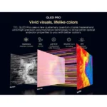 ⁦تلفزيون TCL الذكي QLED مقاس 55 بوصة بنظام أندرويد - دقة 4K، موديل 55C655⁩ - الصورة ⁦3⁩