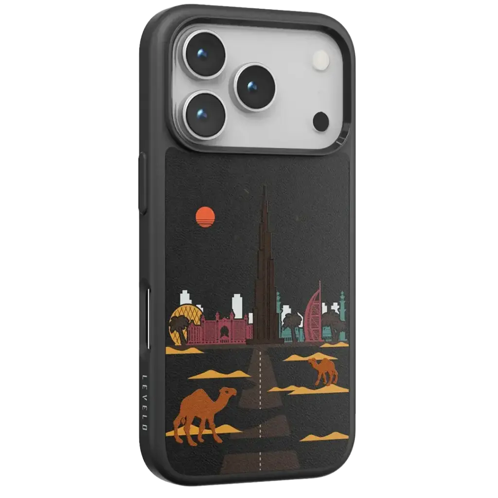 5 جراب ليفيلو فالو المصنوع من الجلد الصناعي لهاتف آيفون 17 برو/برو ماكس - الصورة 1