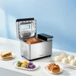 ⁦صانع الخبز الآلي Porodo Lifestyle Khabaz من الفولاذ المقاوم للصدأ مع 25 برنامجًا مسبقًا - أسود⁩ - الصورة ⁦3⁩