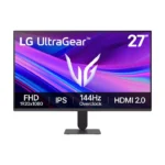 27 Inch LG UltraGear™ G4 FHD IPS Gaming Monitor, 144Hz (O/C), 1ms MBR, NVIDIA G-SYNC