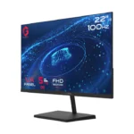 ⁦شاشة ألعاب GAMEON GB22F100 من السلسلة الأساسية، مقاس 22 بوصة، بدقة FHD، ومعدل تحديث 100 هرتز، وزمن استجابة 5 مللي ثانية، ولوحة VA - أسود⁩ - الصورة ⁦2⁩