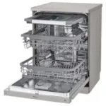 LG QuadWash Steam Dishwasher with 14 Place Settings, EasyRack Plus, Inverter Direct Drive, ThinQ, and Platinum Silver Finish – DFC435FP - Image 3