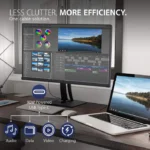 ⁦شاشة ViewSonic مقاس 24 بوصة بدقة Full HD - 120 هرتز، VA24E1-H⁩ - الصورة ⁦2⁩
