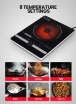 ⁦موقد جيباس الرقمي بالأشعة تحت الحمراء GIC33013⁩ - الصورة ⁦3⁩