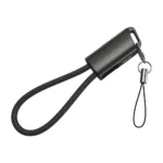 ⁦كابل بيانات Porodo Chargeloop Keychain USB-C إلى USB-C - أسود⁩ - الصورة ⁦5⁩