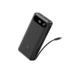 بنك الطاقة Anker PowerCore بسعة 20000 مللي أمبير في الإمارات العربية المتحدة - شحن سريع بقوة 87 واط، كابل USB-C مدمج، شاحن كمبيوتر محمول محمول، أسود (ANK-A1383H11)