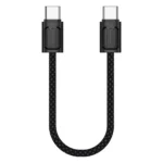 ⁦كابل بيانات Porodo Chargeloop Keychain USB-C إلى USB-C - أسود⁩ - الصورة ⁦4⁩